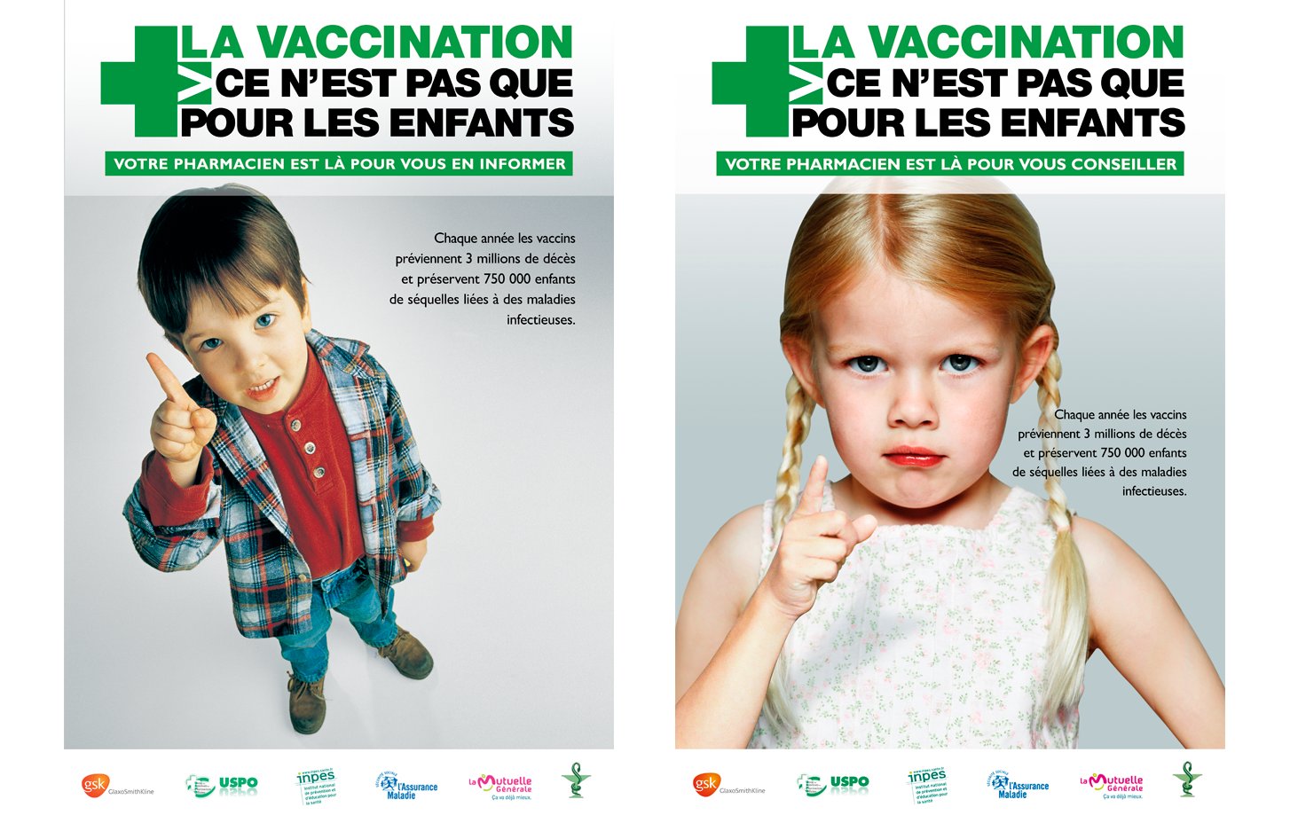 affiche d'enfants faisant la leçon aux adultes